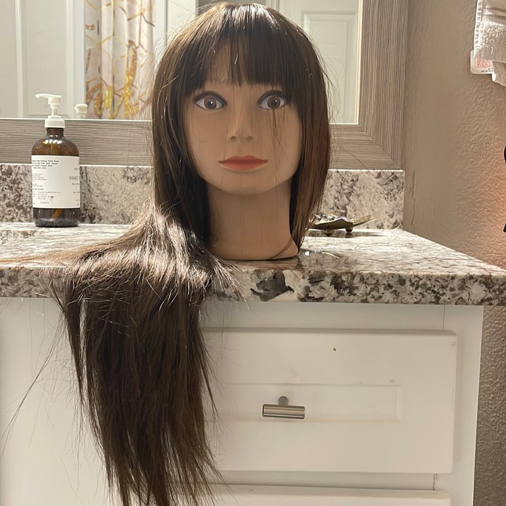 Chocolate brown wig